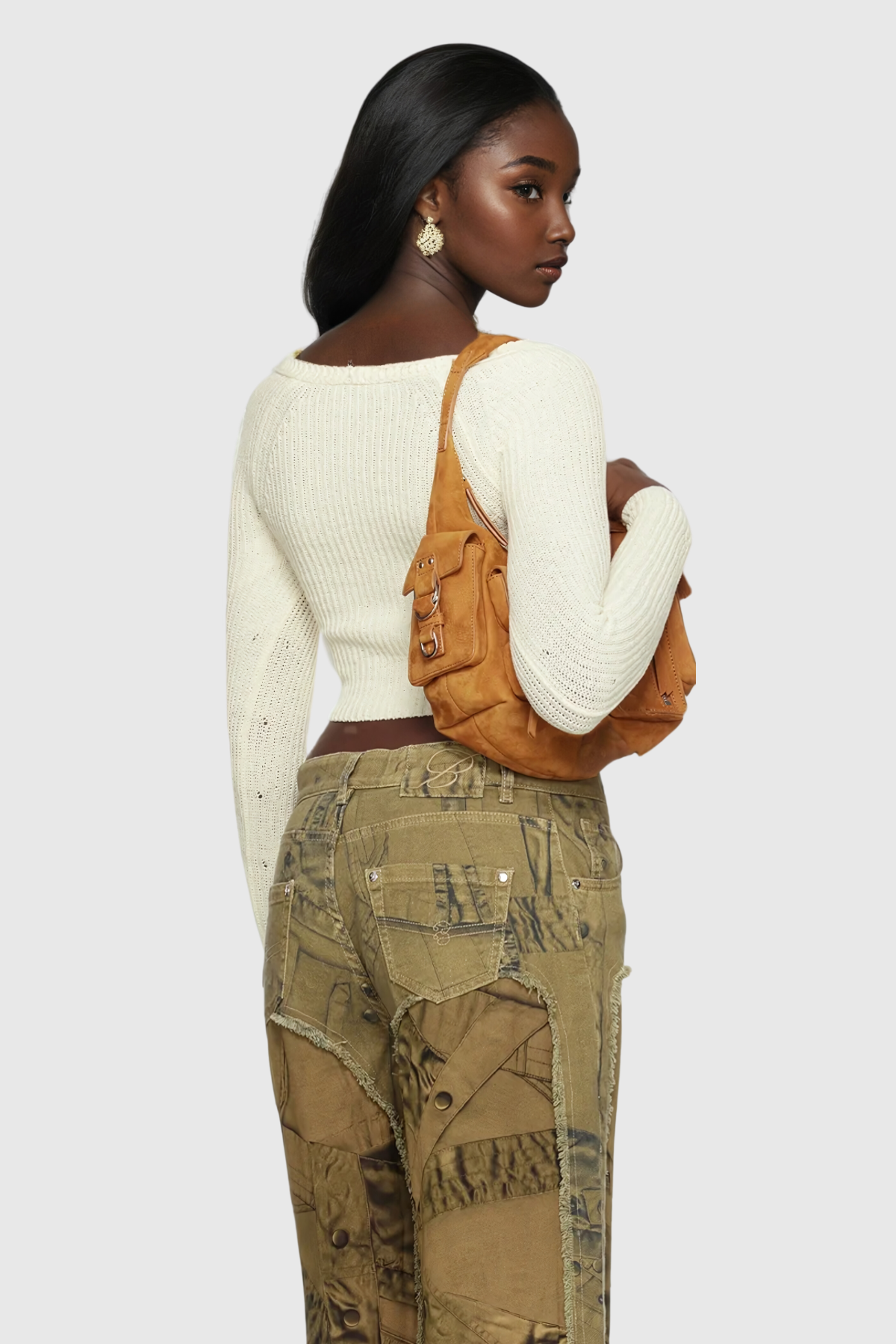 Agrata Butterfly Bodycon Knit Top