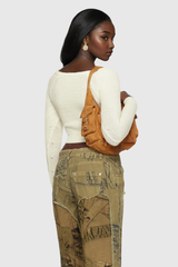 Agrata Butterfly Bodycon Knit Top