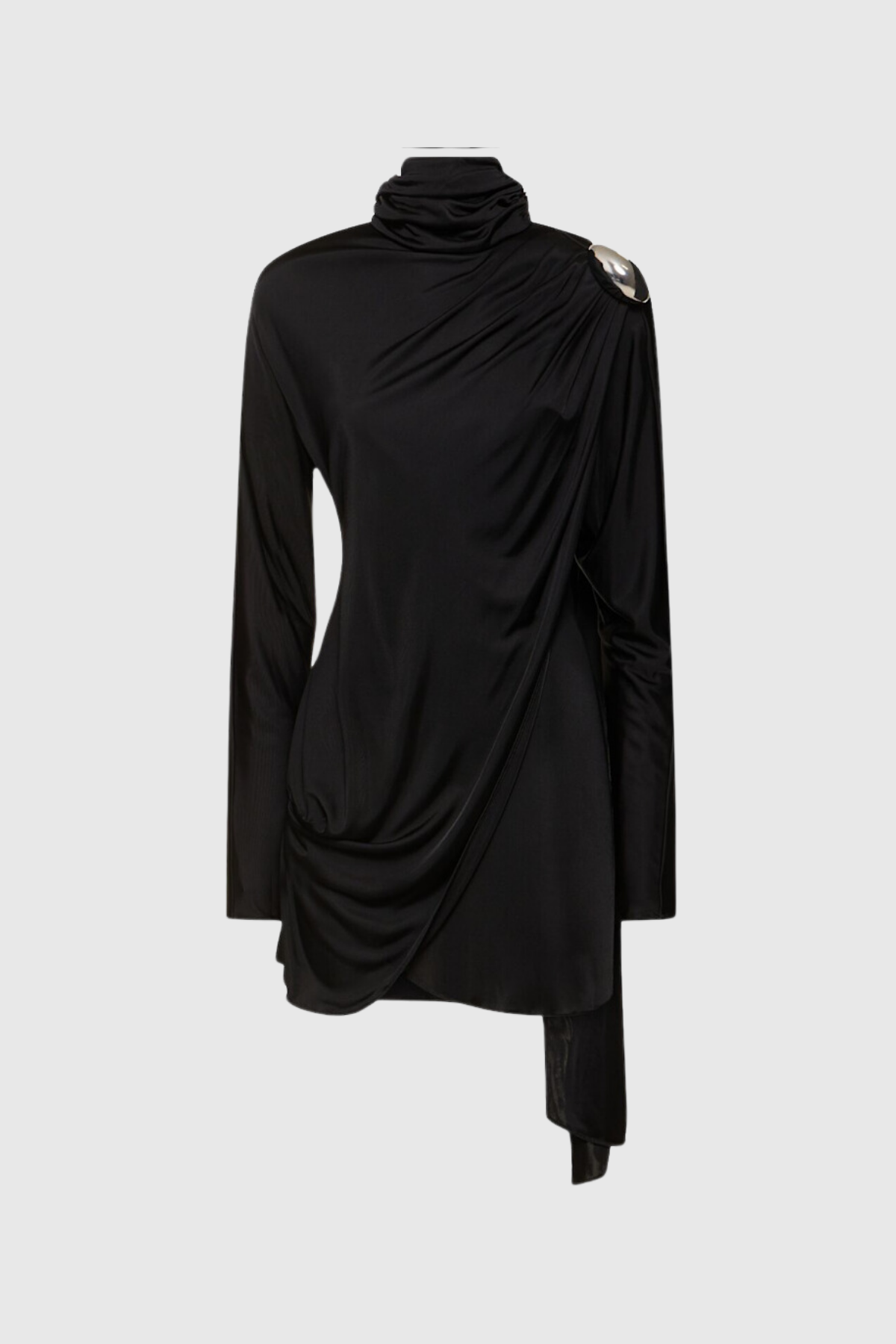Agu Ruch Fringe Mini Dress In Black