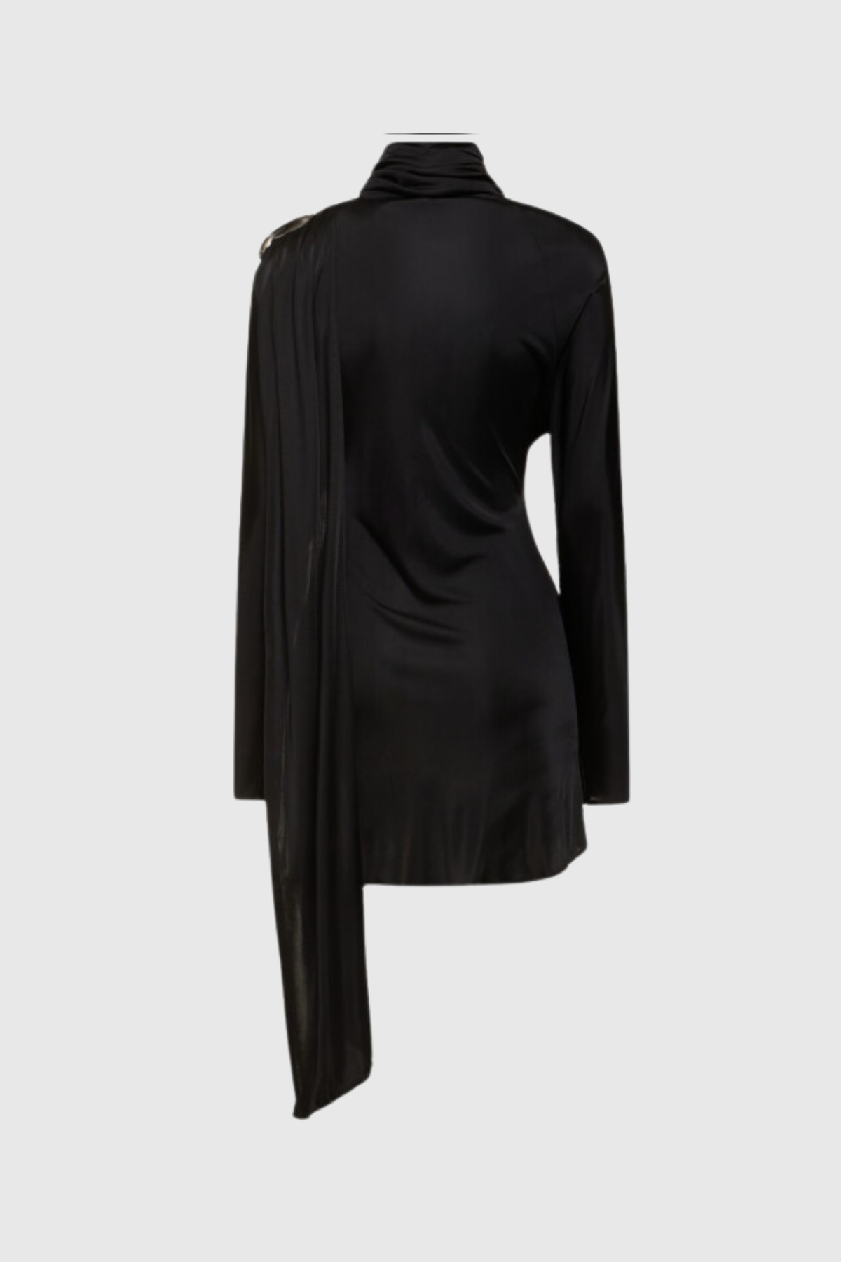 Agu Ruch Fringe Mini Dress In Black