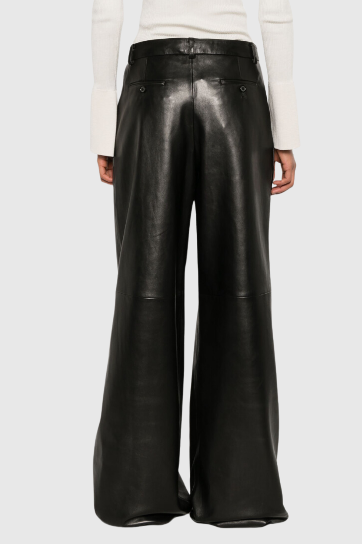 Aiattaua Leather Wide Pants