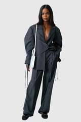 Aibhne Drawstring Deconstruct Blazer