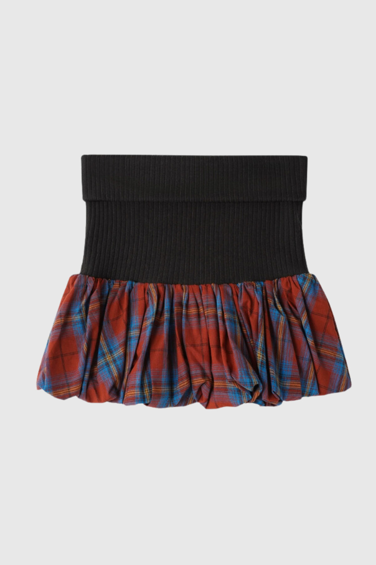 Ailill Grid Bodycon Skirt