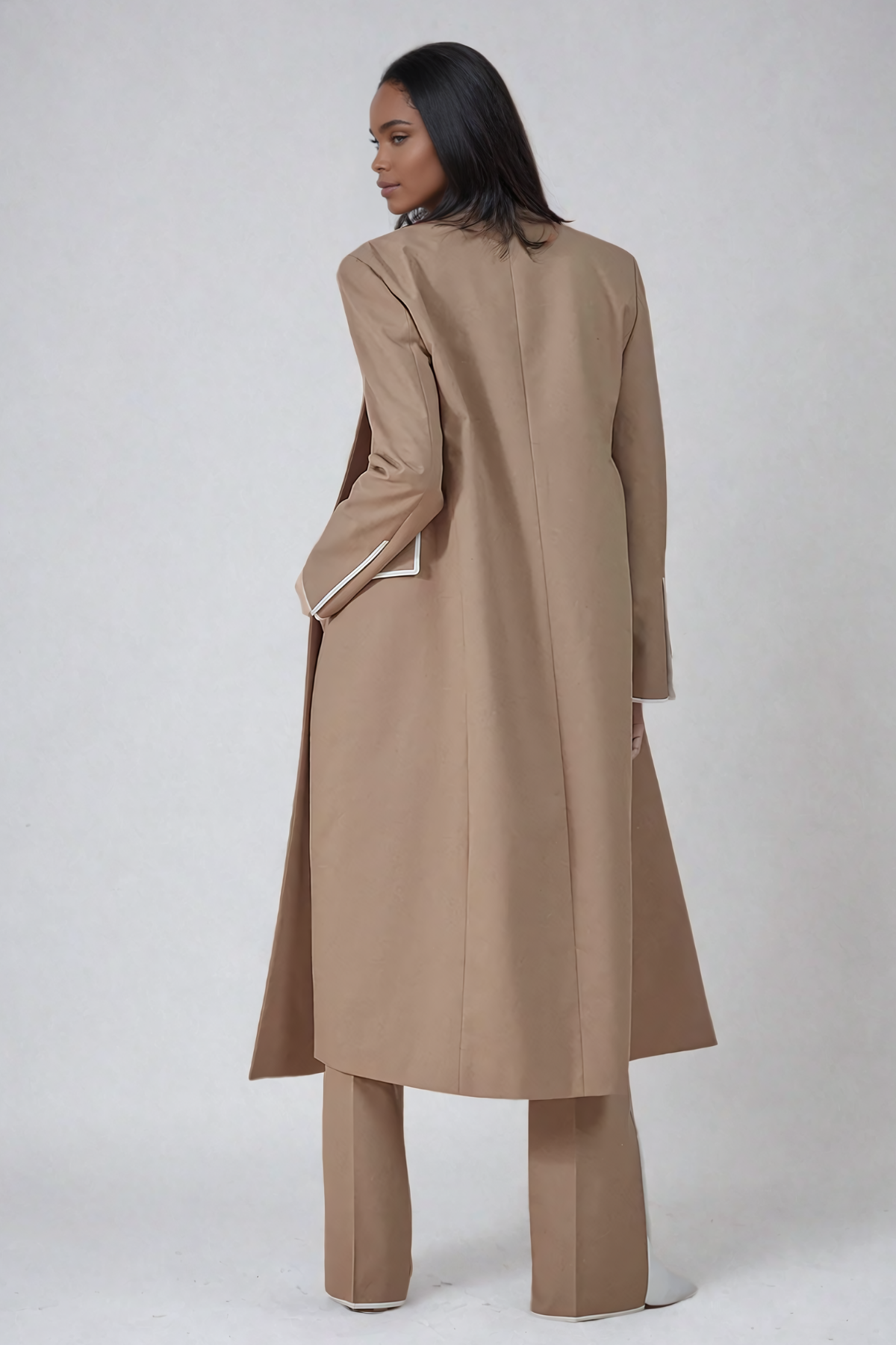 Aim Cross Lapel Coat