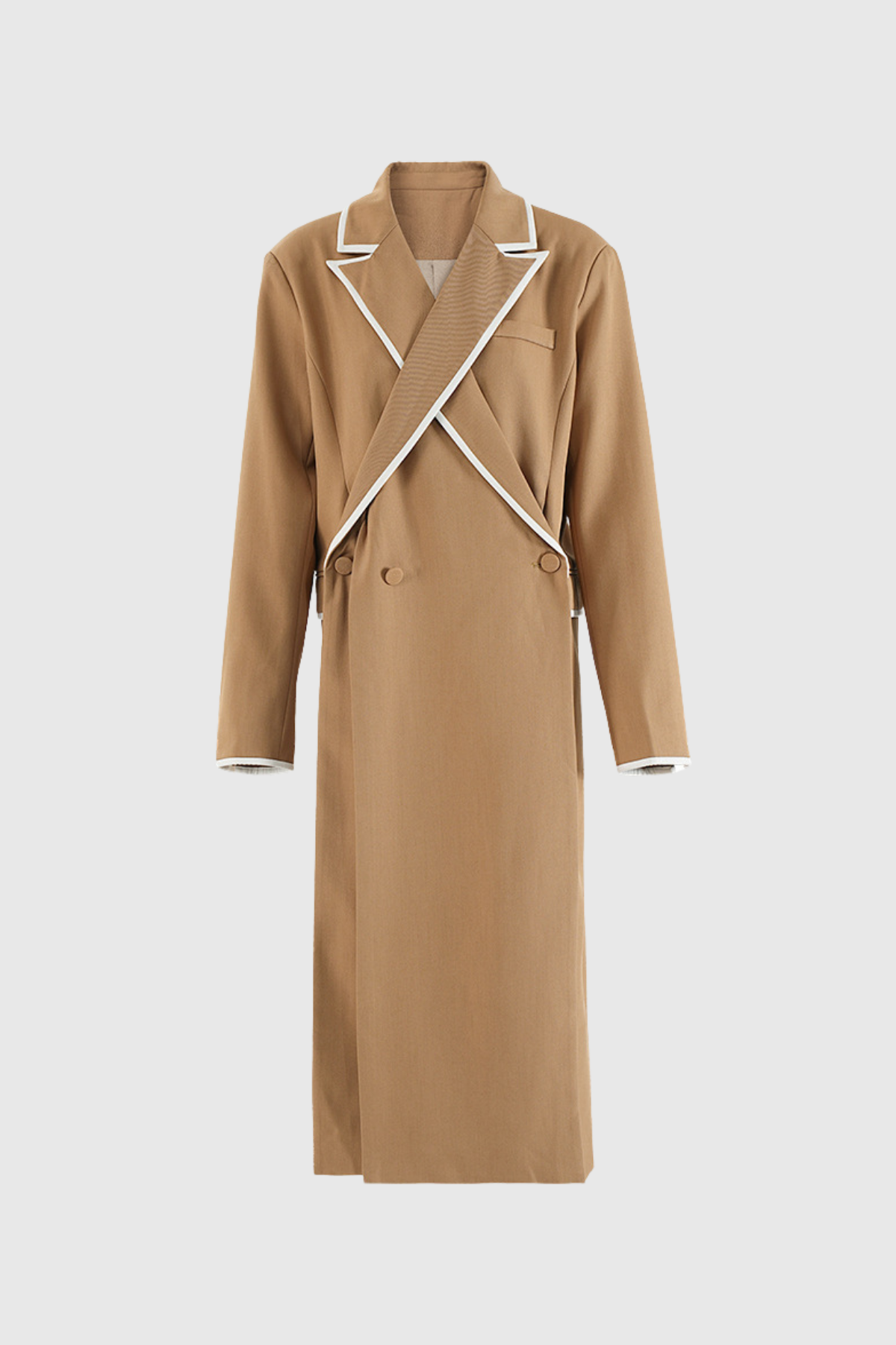 Aim Cross Lapel Coat