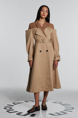 Alena Deconstruct Ruffle Coat