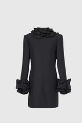 Alessandro Ruffle Backless Mini Dress
