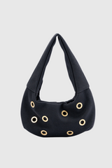 Aliphine Schultertasche mit Nieten