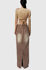 Asymmetrischer Jeansrock von Alisa Hayley