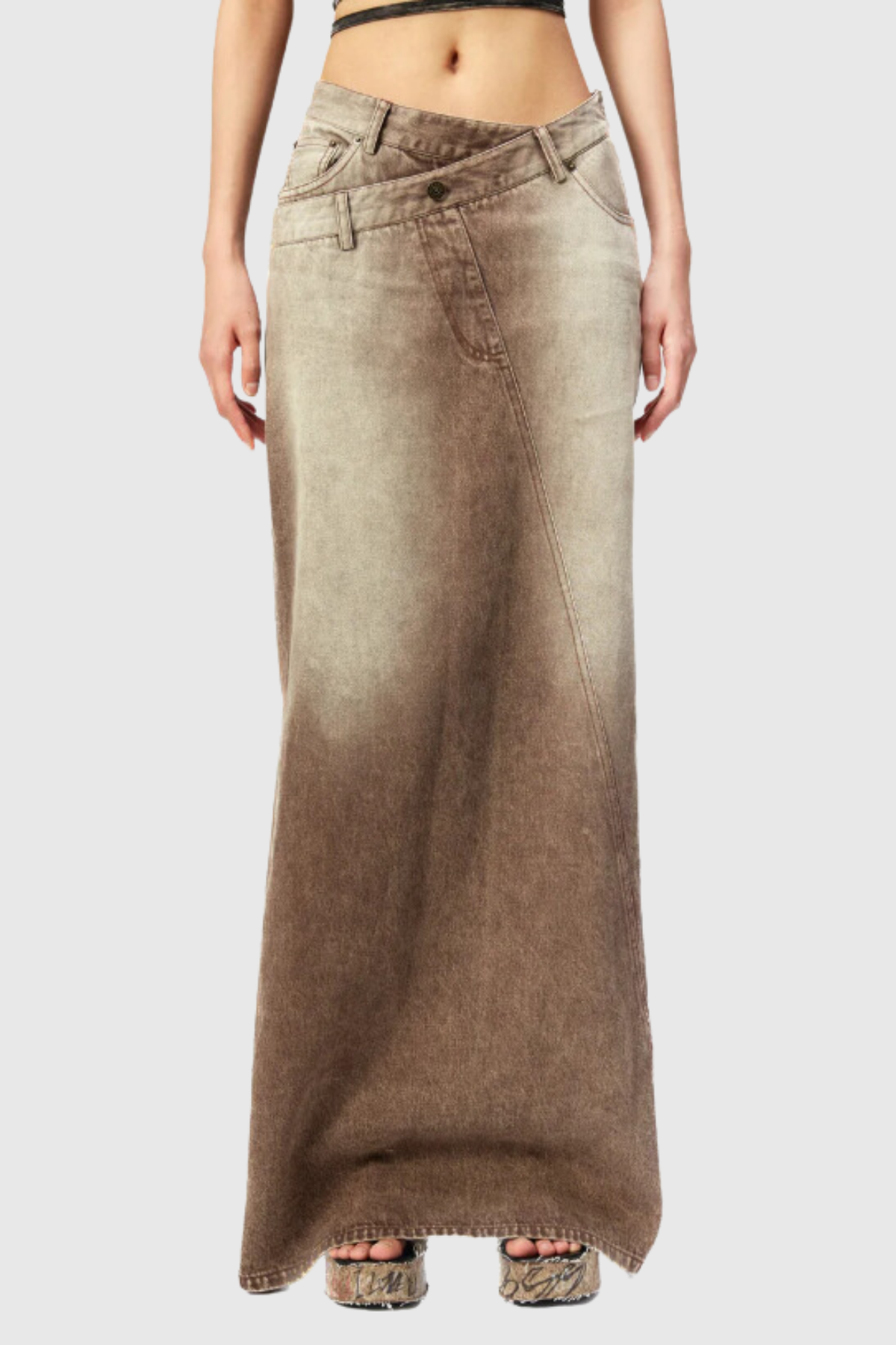 Asymmetrischer Jeansrock von Alisa Hayley
