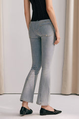 Alison Rhinestone Embellished Jeans