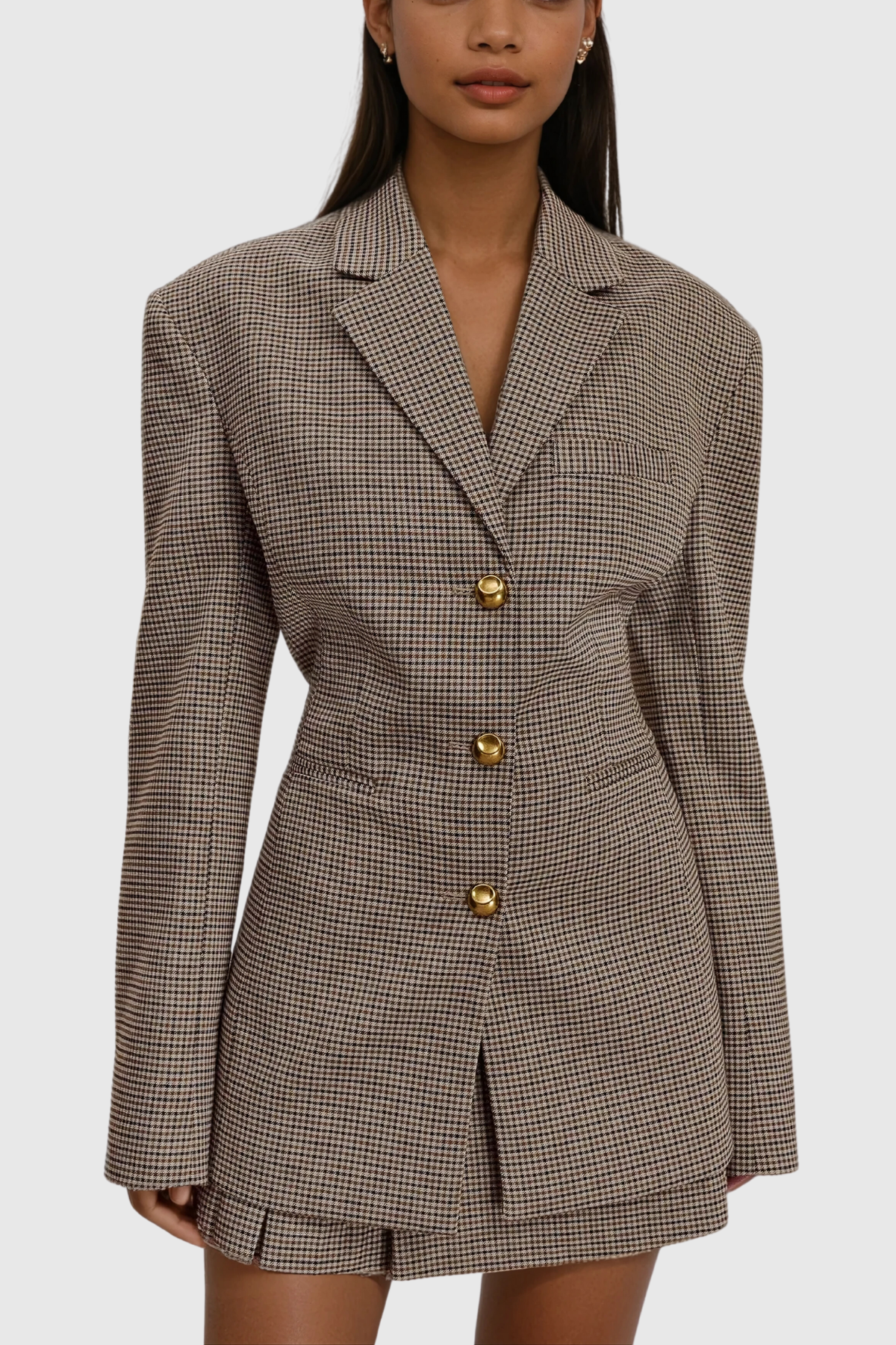 Alvan Blazer mit Gitterschnalle