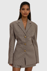 Alvan Blazer mit Gitterschnalle