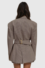 Alvan Blazer mit Gitterschnalle