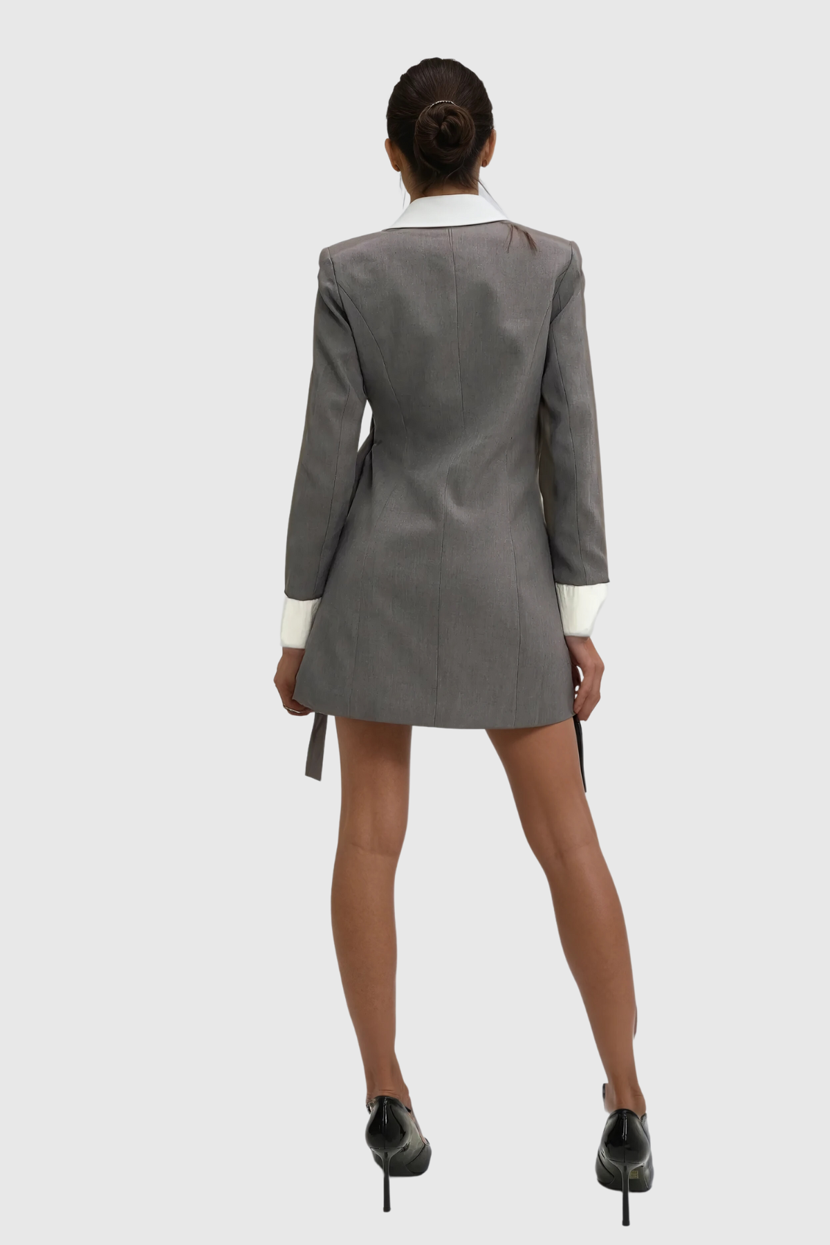 Alyosha Buckle Lapel Asymmetric Blazer