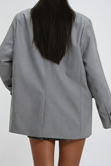 Alysha Blazer mit Graffiti-Revers