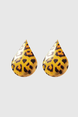 Amani Leoparden-Tropfenohrringe