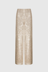 Amara – Paillettenhose in Gold