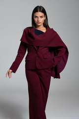 Arlene – Schalkragen-Blazer mit tiefem Ausschnitt