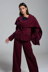 Arlene – Schalkragen-Blazer mit tiefem Ausschnitt