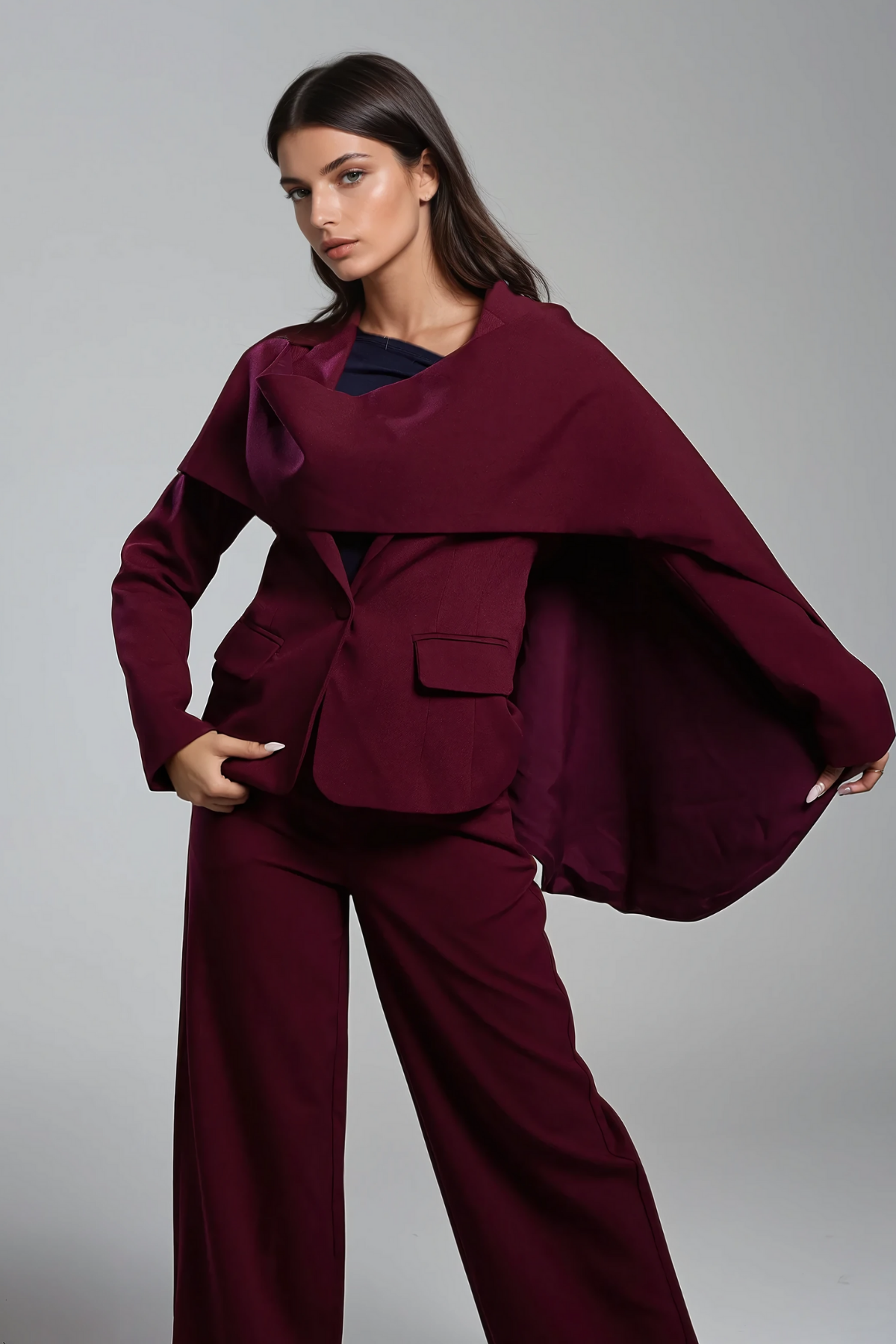 Arlene – Schalkragen-Blazer mit tiefem Ausschnitt