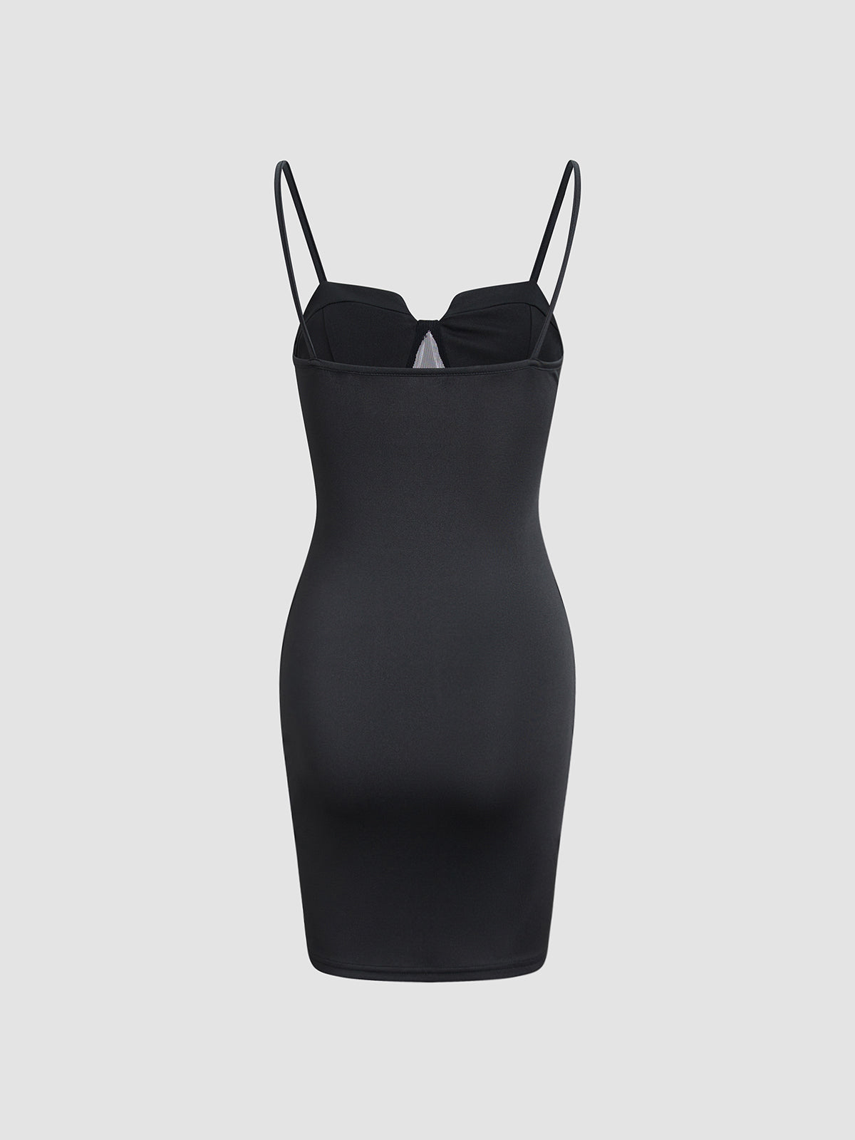 Kurzes, figurbetontes Korsettkleid aus Netzstoff