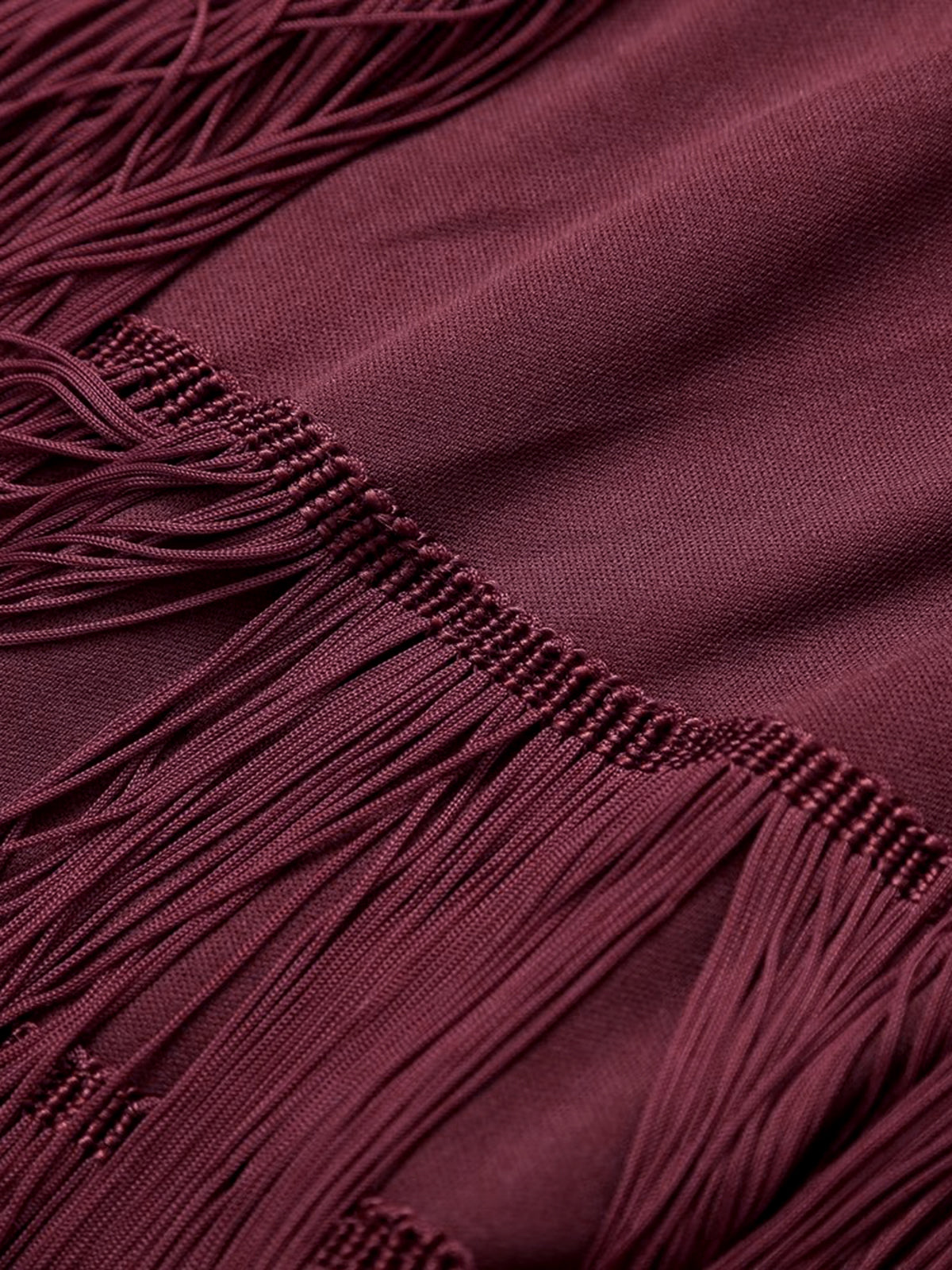 Florence – Kurzes Kleid mit offenem Rücken und Fransen