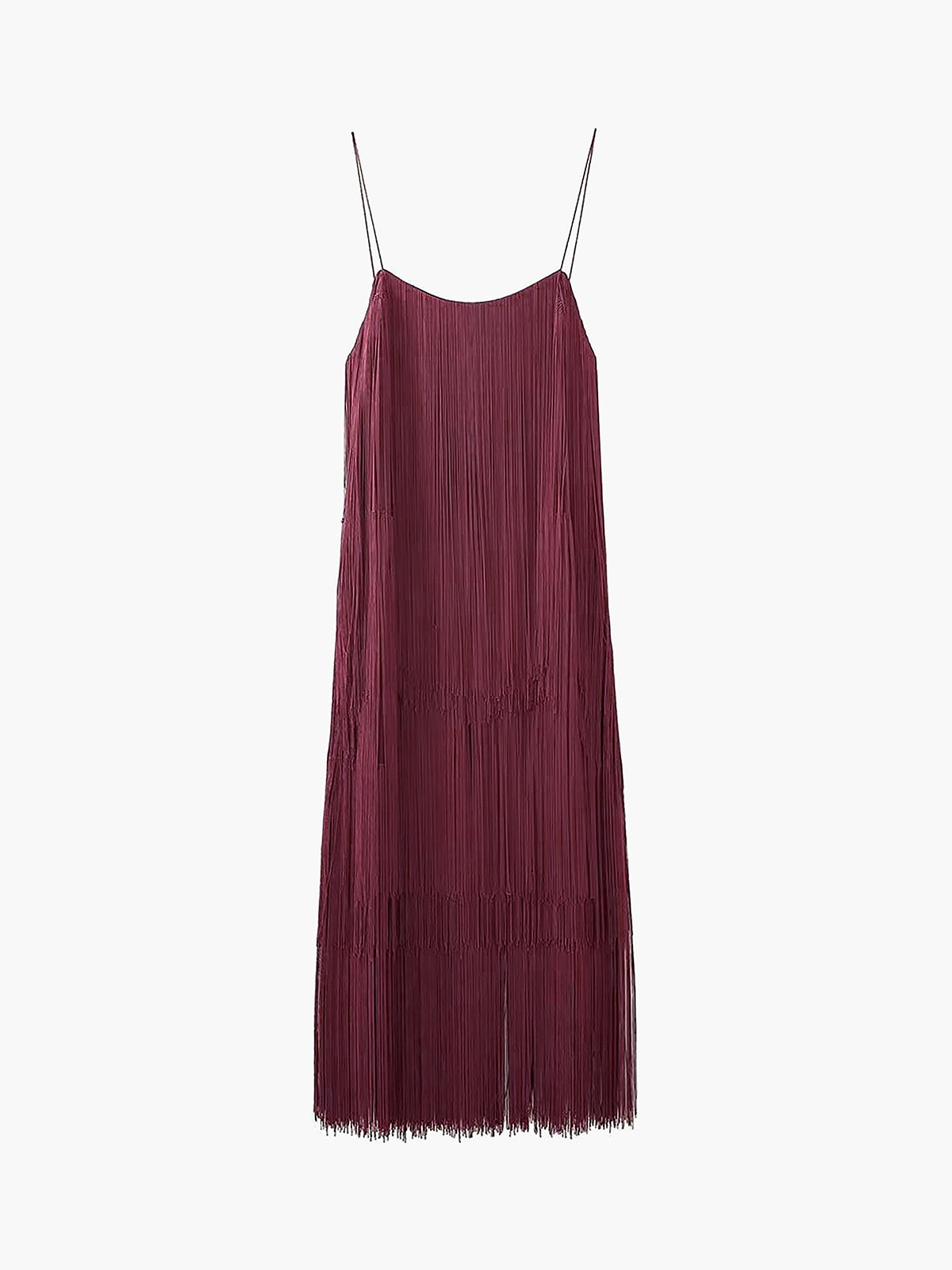 Florence – Kurzes Kleid mit offenem Rücken und Fransen