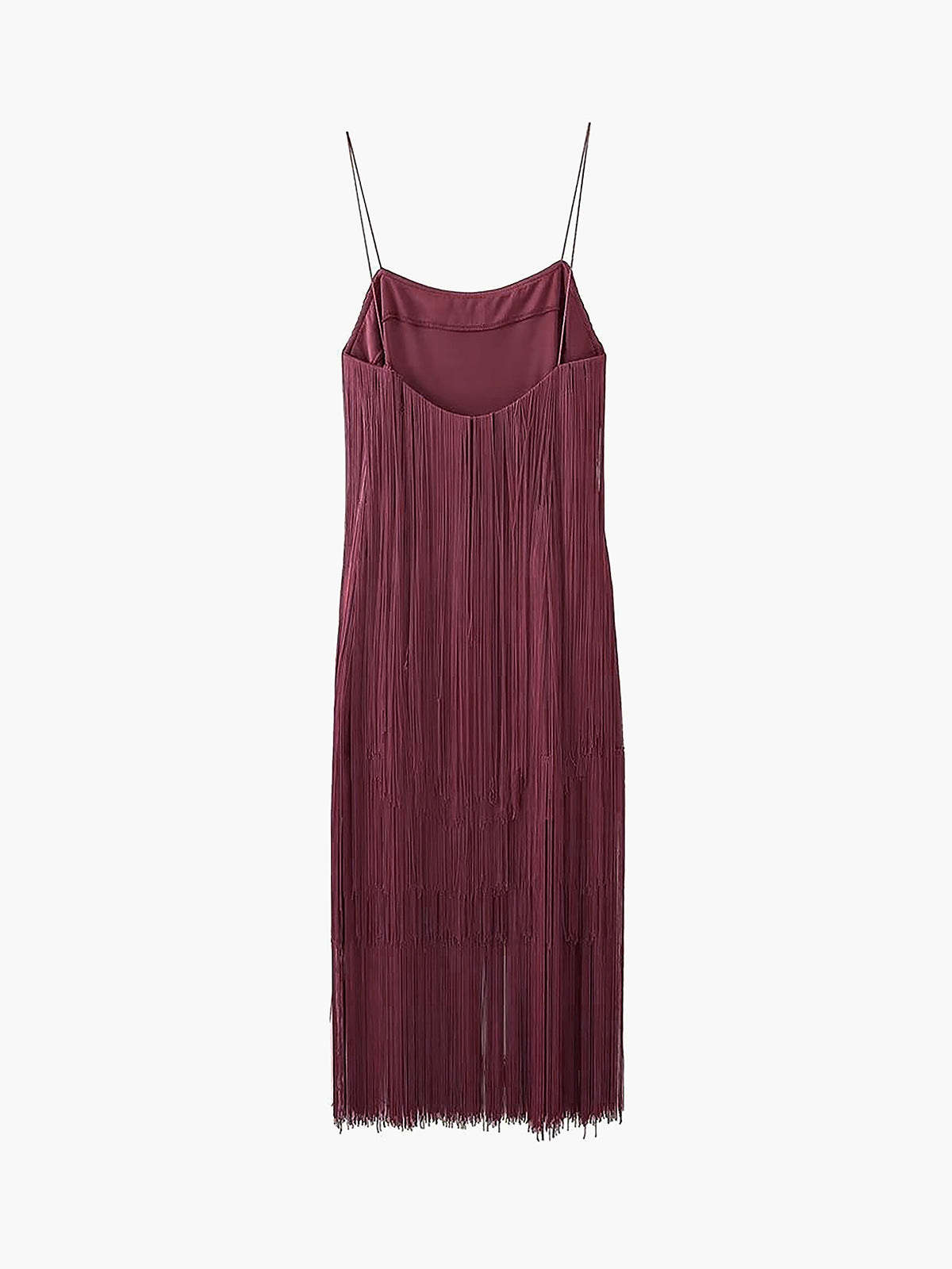 Florence – Kurzes Kleid mit offenem Rücken und Fransen