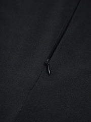 Silver Lining Zippered Long Dress