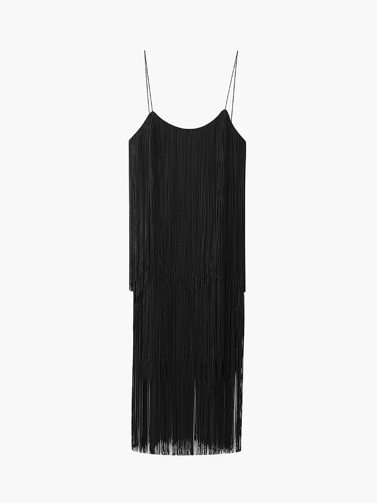 Florence – Kurzes Kleid mit offenem Rücken und Fransen