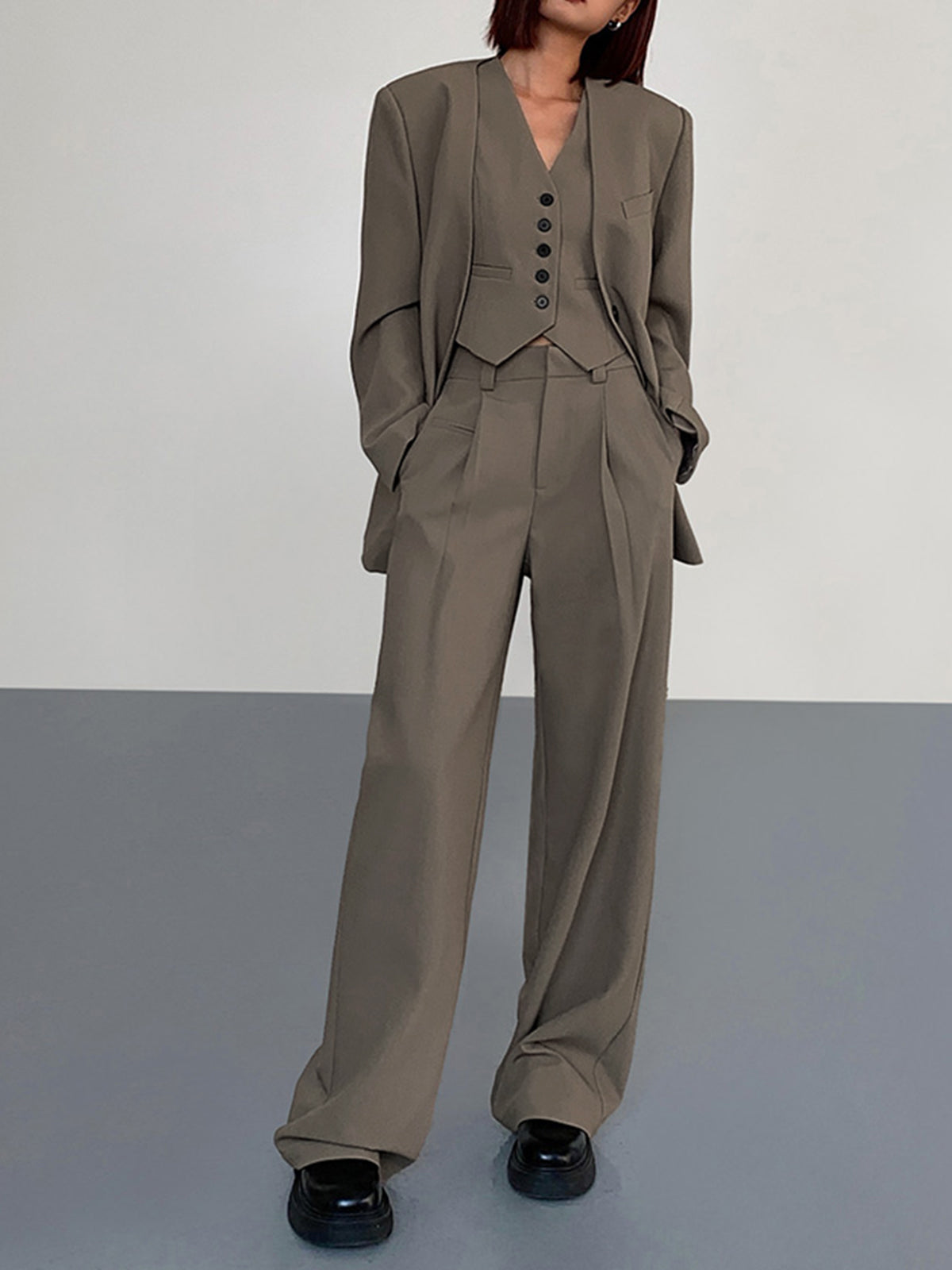 Business Casual Pleat Dress Pants