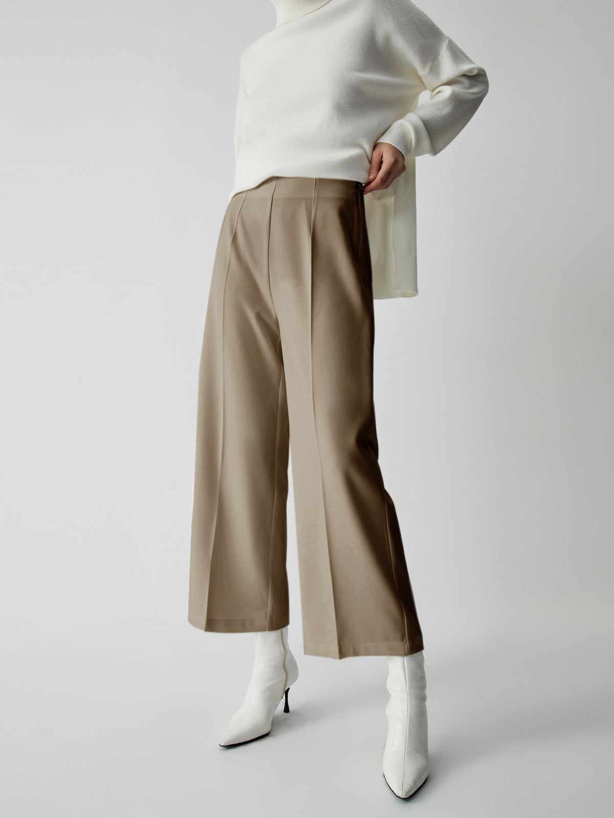 Effortless Wide Leg Culotte Pants