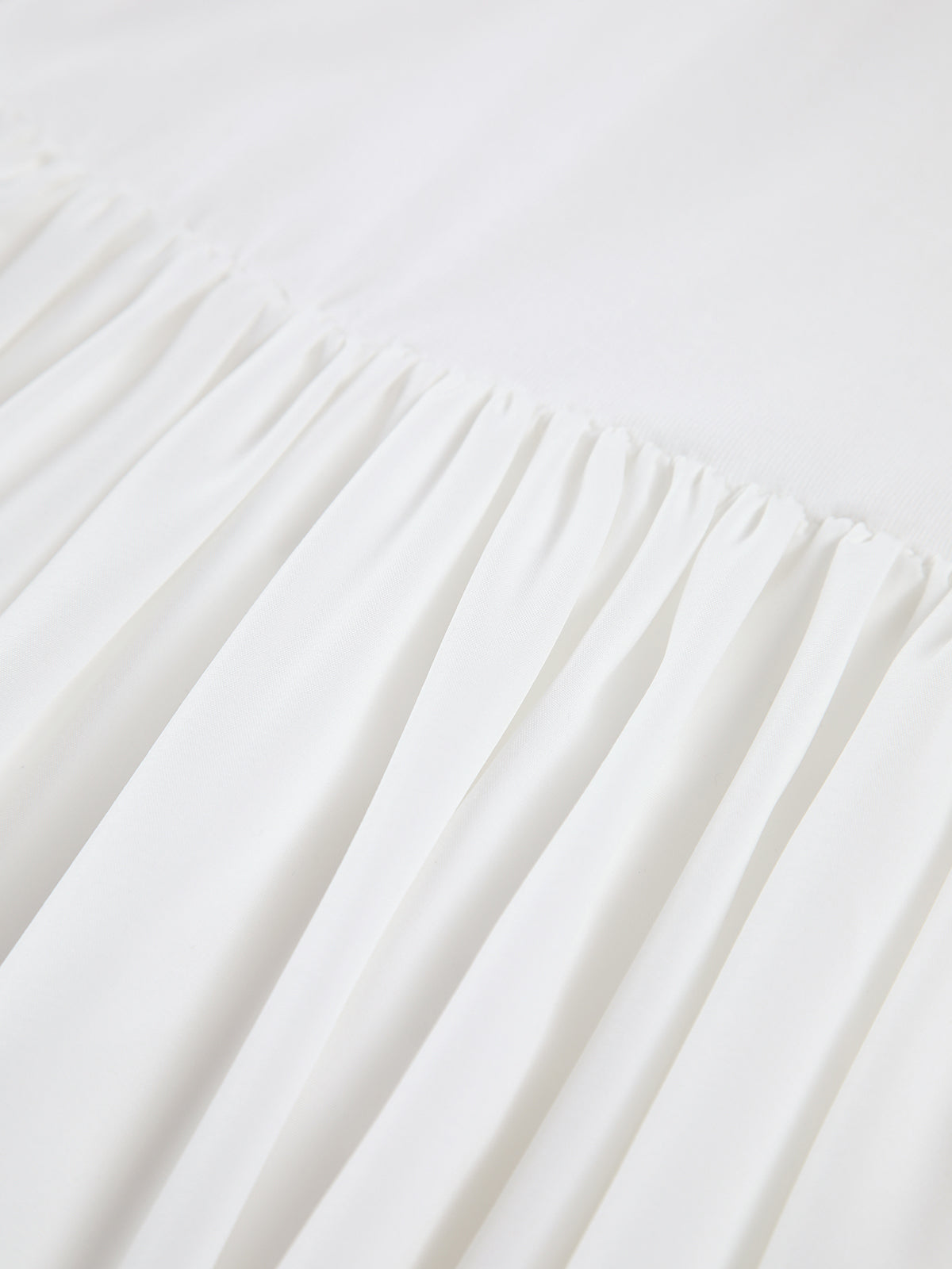 Frenchy – Langes, einfarbiges, schulterfreies Kleid