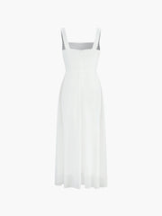 Solides, elegantes, langes Camisole-Kleid