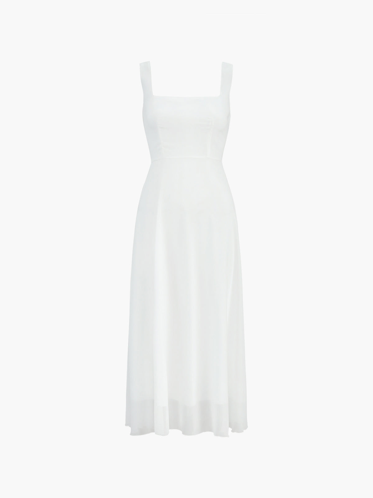 Solides, elegantes, langes Camisole-Kleid