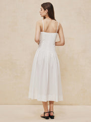 Serendipity – Langes Camisole-Kleid mit Rüschen