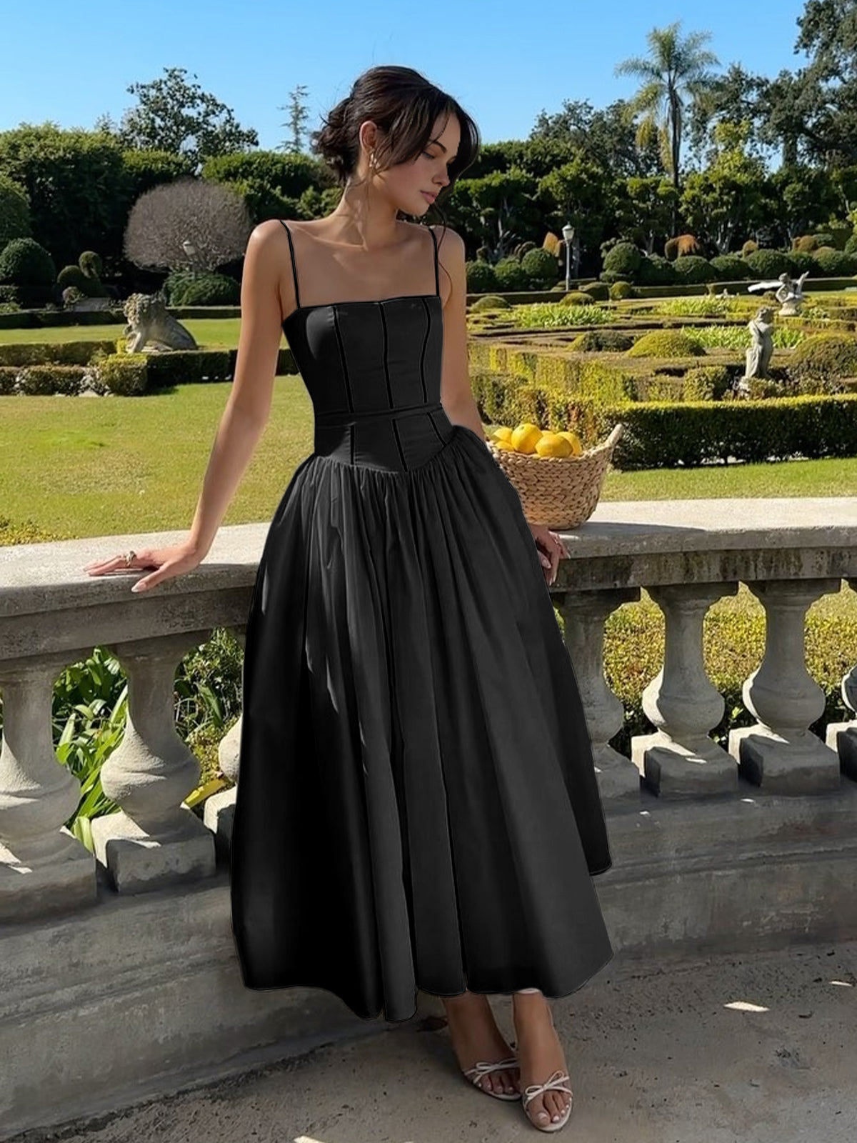 Serendipity – Frenchy – Langes, fließendes Kleid