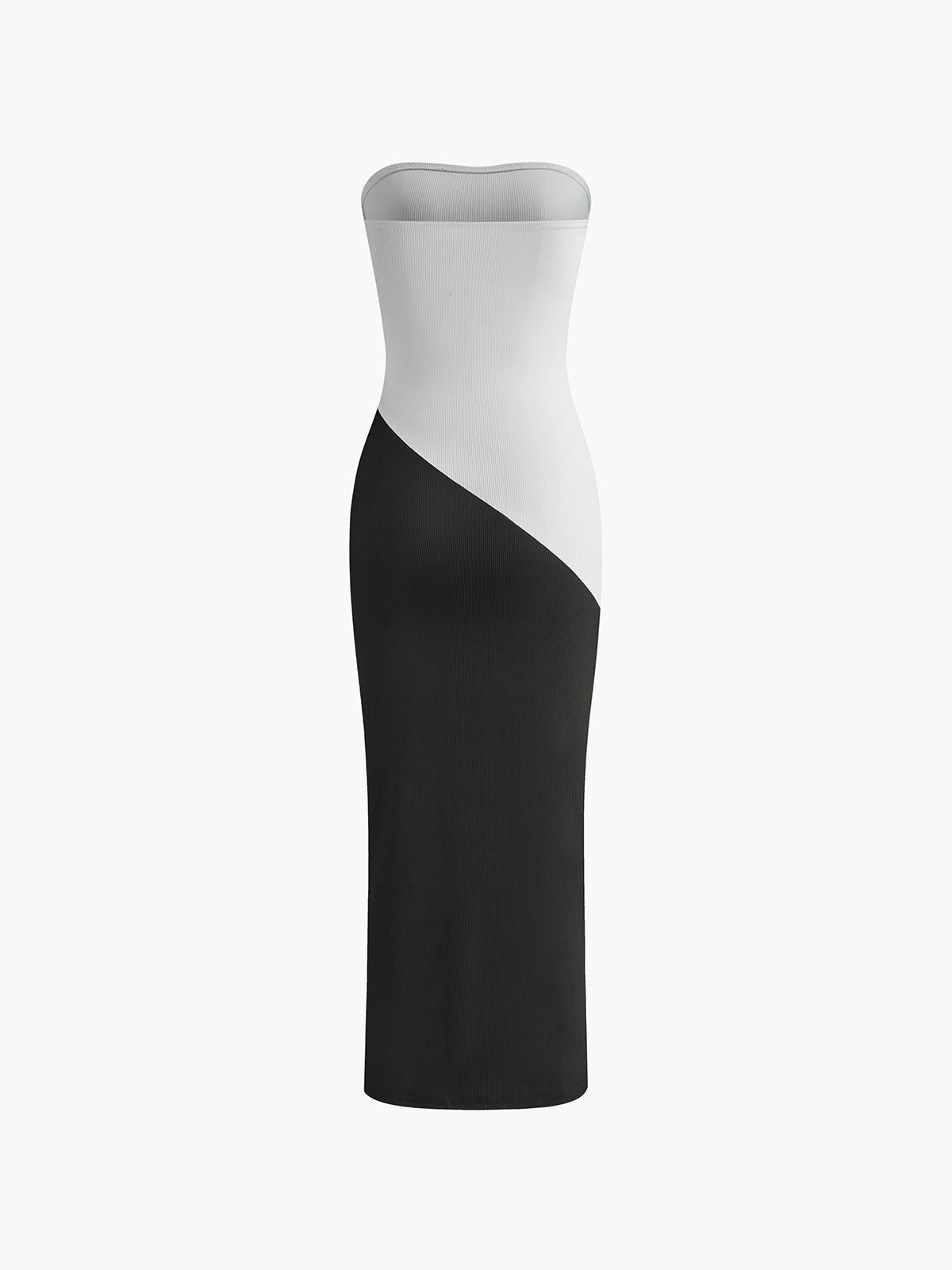 Schmales Schlauchkleid mit Farbblockdesign