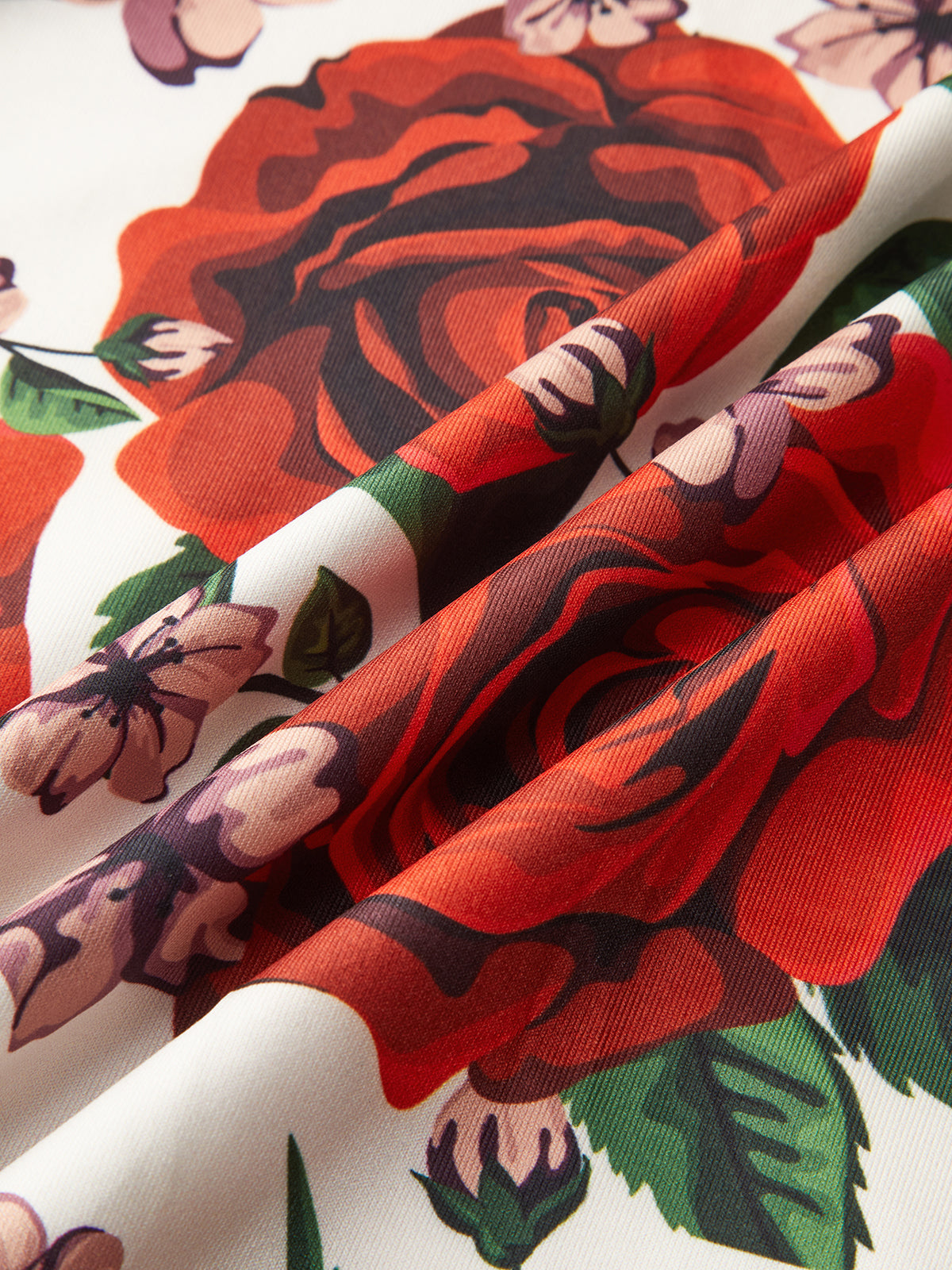 Rückenfreies, langes Kleid mit Blumenmuster
