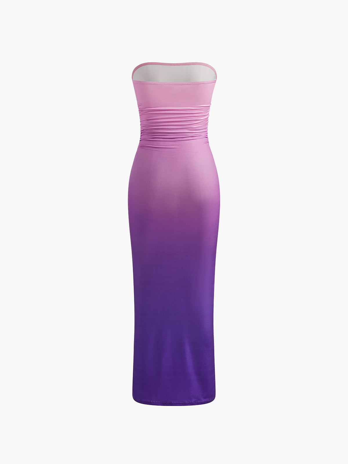 Schmal geschnittenes, langes Schlauchkleid mit Batikmuster