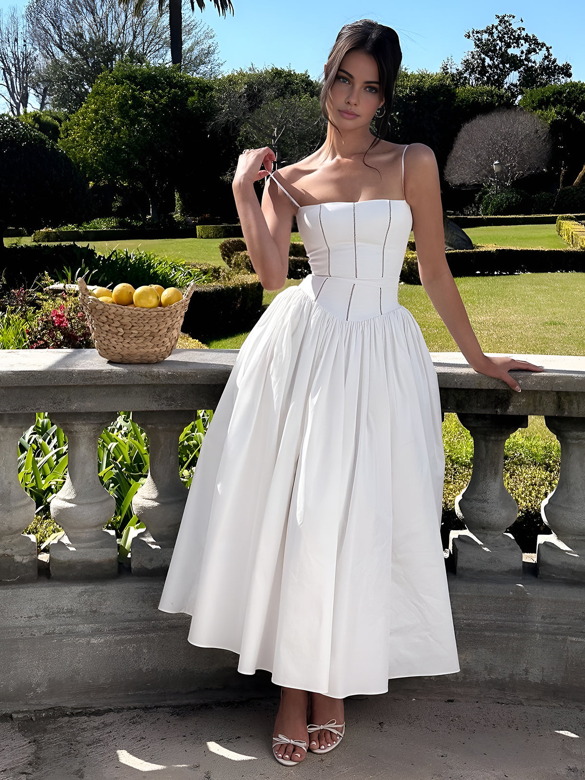 Serendipity – Frenchy – Langes, fließendes Kleid