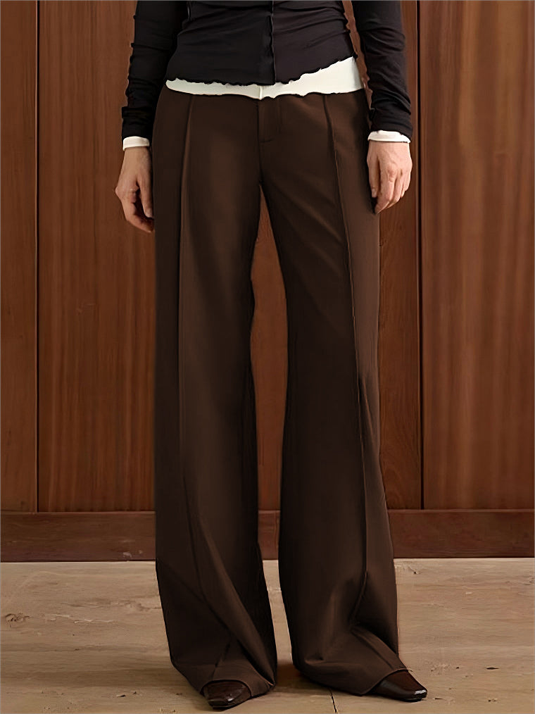 Leisure Piping Straight Pants