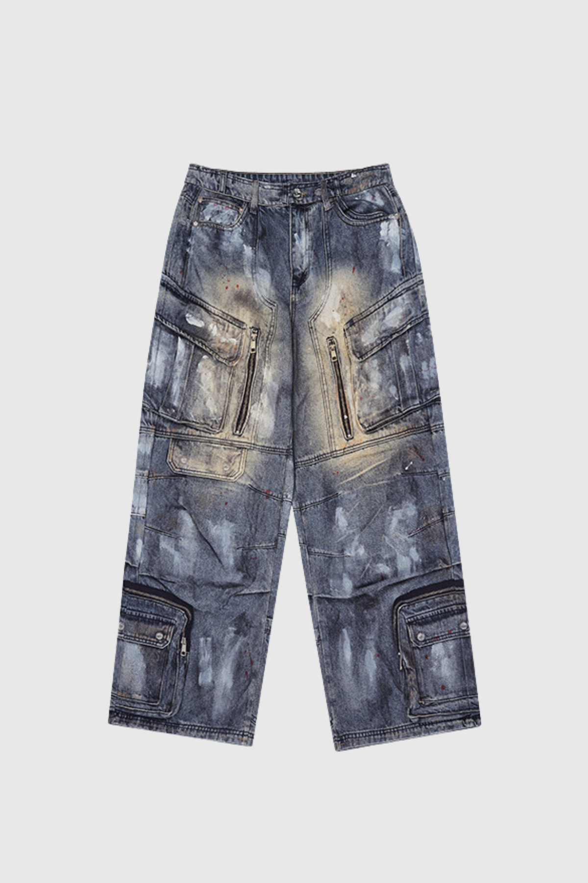 Bahram Print Wide Jeans