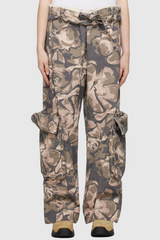 Bahula Hose mit Camouflage-Print und Taschen