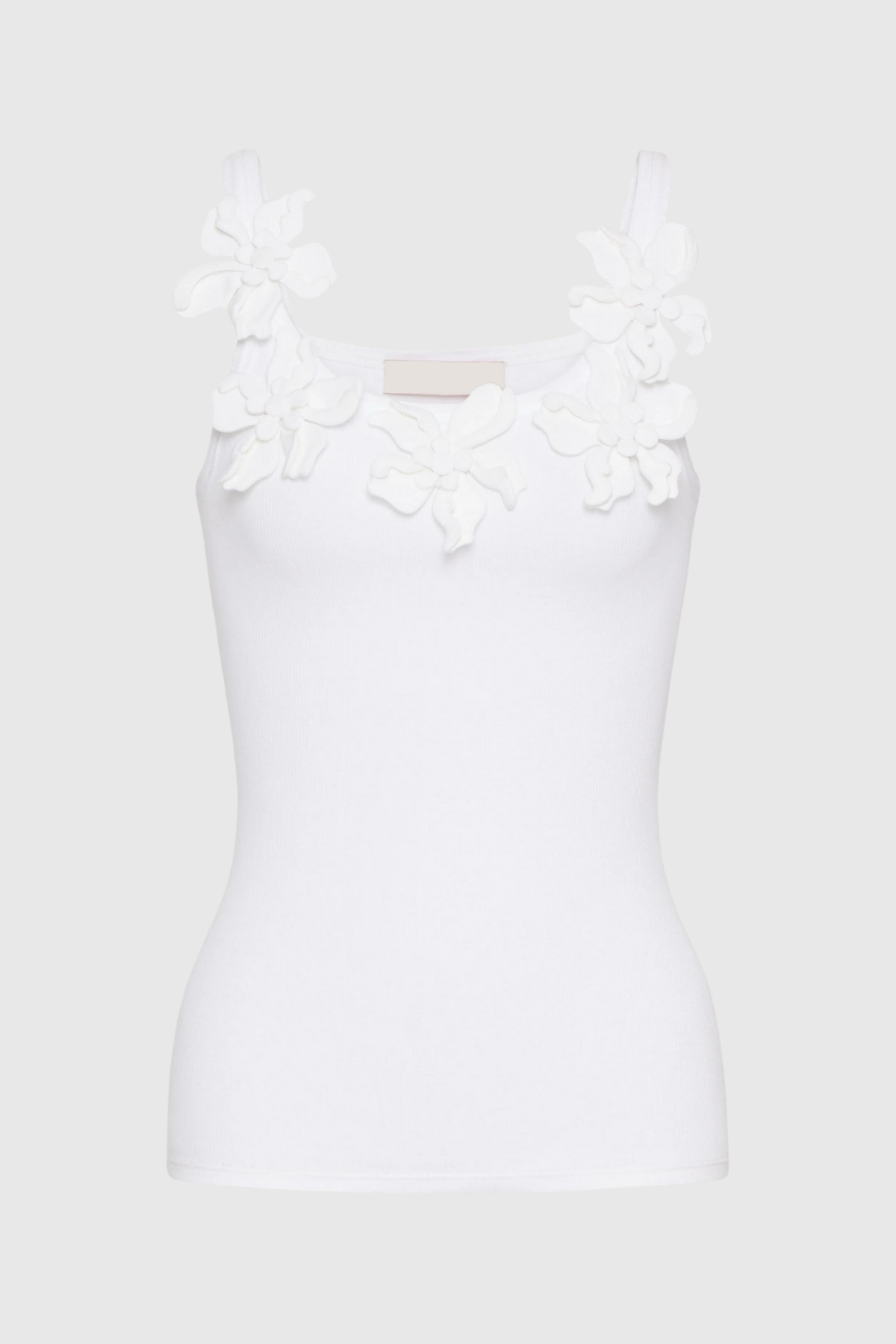 Trägerloses Spaghetti-Top Kira mit Blumenmuster