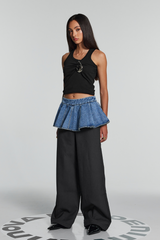 Bellamy – Weite Hose mit Rüschengürtel
