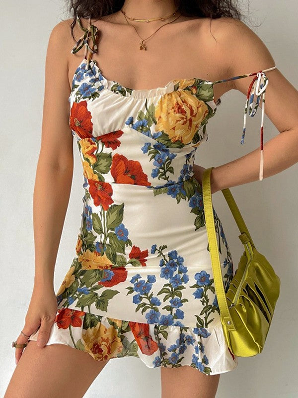 Trendiges Bandeau-Oberteil mit Broderie zum Binden