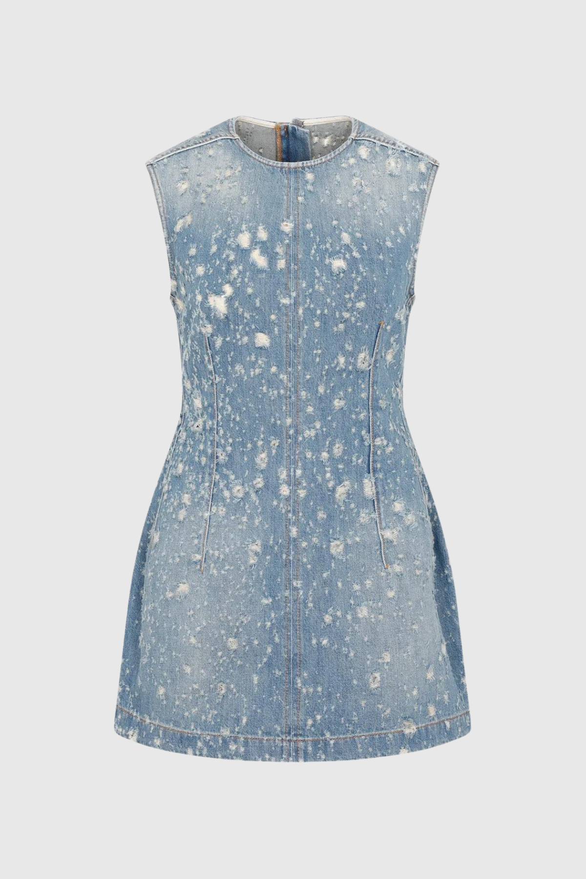 Carter Denim Sleeveless Mini Dress