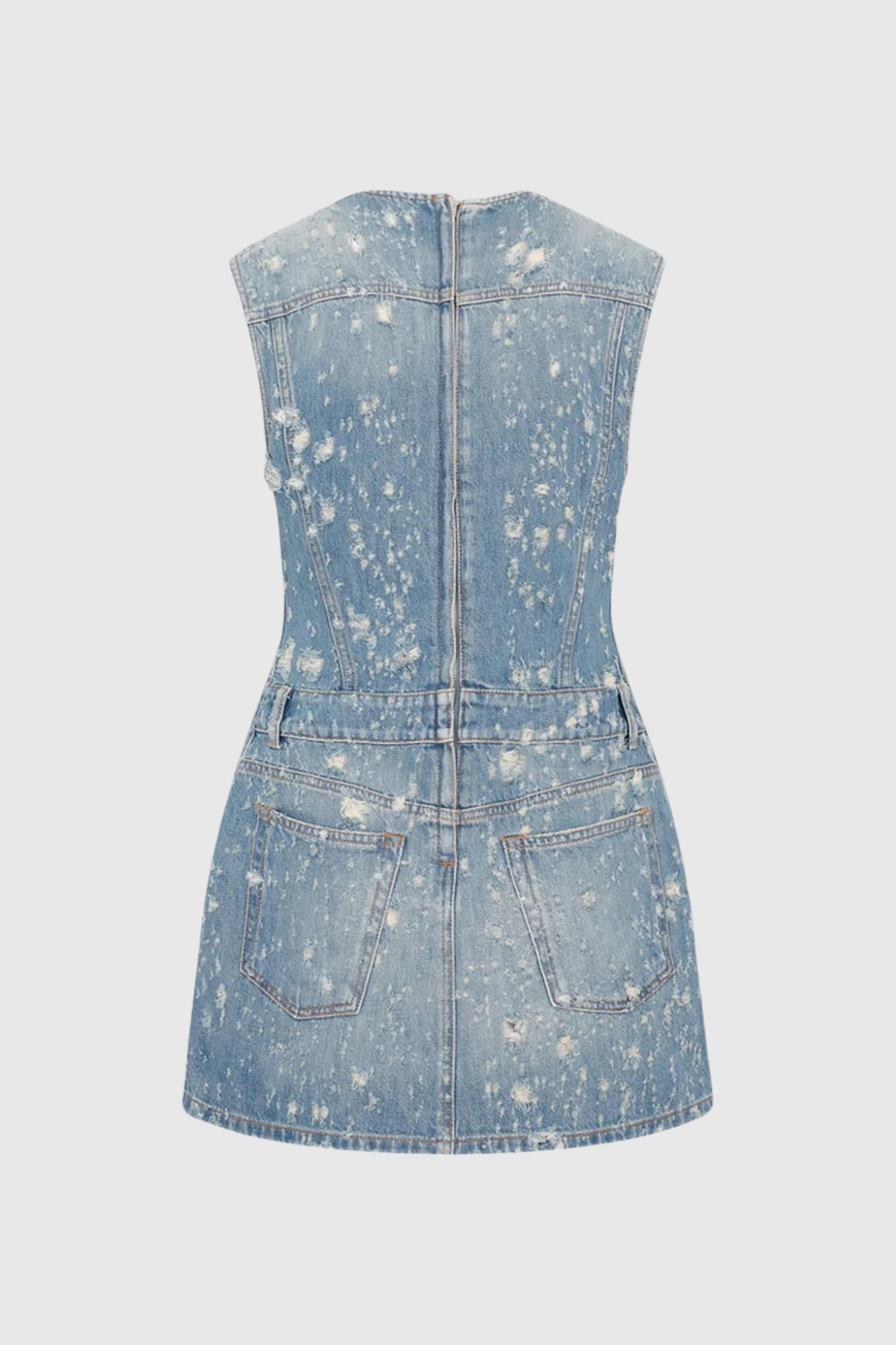 Carter Denim Sleeveless Mini Dress